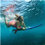 Palmes de Planche Surf Détachable Centre Aileron de Surf en Plastique Directionnel Boucle Centre Fin pour Longboard Bateaux Kaya