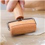 Yesaler Rouleaux à Pâtisserie en Bois Rouleau à Pâte Outil à Pâtisserie de Cuisine pour Biscuits Sablés Cookies Pie