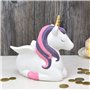 Tirelire Licorne en céramique pour Filles et garçons, la Tirelire est Un Cadeau Unique Parfait, pour Noël ou Un Anniversaire, po