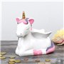 Tirelire Licorne en céramique pour Filles et garçons, la Tirelire est Un Cadeau Unique Parfait, pour Noël ou Un Anniversaire, po