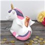 Tirelire Licorne en céramique pour Filles et garçons, la Tirelire est Un Cadeau Unique Parfait, pour Noël ou Un Anniversaire, po