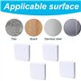 Lmyzcbzl Clips de Rideau de Douche, 4 Pcs Clips de Douche Auto- adhésifs, Clips de Protection pour Douche, Clips de Protection A