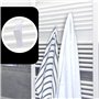 Criveple Lot de 6 crochets pour radiateurs ronds - Blanc - Pour radiateur rond - Porte-serviettes - Crochets ABS - Pour tous les