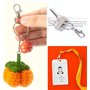 Lot de 10 porte-clés rotatifs - Mousqueton - Crochet et anneaux de porte-clés - Pivotant à 360° - Pour porte-clés, bricolage, sa