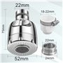 Embout Robinet Cuisine Avec Rotation à 360°