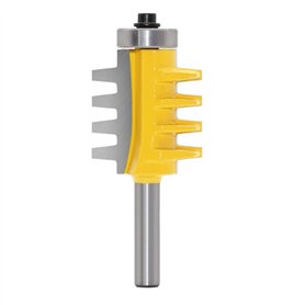 Gasea 8mm Tige Languette et Rainure Foret de Routeur Bit Routeur de Colle de Joint de Doigt Réversible de Rail Outil de Bricolag