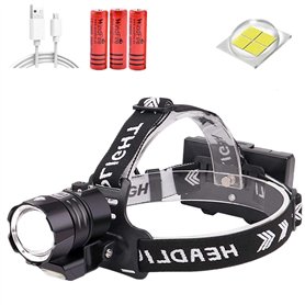 Lampe frontale rechargeable 300000 lumens