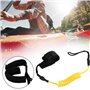 PMELCXD Sup Leash de Surf, 2 pièces Leash de Taille Surf 7mm,Élastique Sup Corde Sécurité pour Planche de Surf Stand up Paddle B