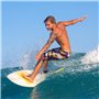 PMELCXD Sup Leash de Surf, 2 pièces Leash de Taille Surf 7mm,Élastique Sup Corde Sécurité pour Planche de Surf Stand up Paddle B