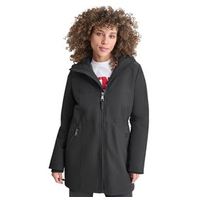 DKNY Women's WM Hooded Meshba Softshell Jacket