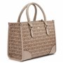 DKNY Perri Box Satchel, Femme, Chino/Caramel, OneSize