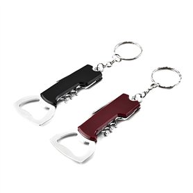 ARFUKA Lot de 2 décapsuleurs porte-clés multifonctions – Tire-bouchon et décapsuleur pour bière
