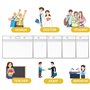 5 Pcs Porte Carte Transparent, Badge Transparent Plastique, Imperméable à l'Eau des Porte-Badges, Étui pour cartes d'identité, p