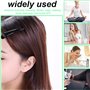 Pinces à Cheveux Professionnelles, 6 Pcs Bec de Canard Pinces à Cheveux, Plastique Coiffeur Pince, Pinces à Cheveux Antidérapant