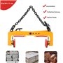ECUTEE Pinces de Levage 12-36cm 325kg Pinces Levage Ouverture Réglable Pince de levage pour bordure, Verticale Pince Plaque Vert
