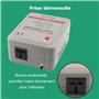 NICCOO Convertisseur 220v 110v Convertisseur De Tension 220v Vers 110v Transformateur De Convertisseur De Tension Abaisseur Conv