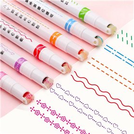 Yqhugbc Curve Highlighter Pen Set