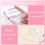 Yqhugbc Curve Highlighter Pen Set, 6 Pièces Stylo Surligneur Curve, Stylo marqueur fluorescent, Pour le Scrapbooking, la Journal