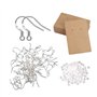 100 Pièces Hypoallergénique Crochet Boucle