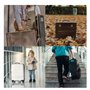 Hzyclzh 2 Pièce Poignée de Rechange Bagages, Remplacement de Poignée Valise, Poignée de Rechange pour Valise, Bagages Valise Tra