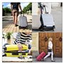 Hzyclzh 2 Pièce Poignée de Rechange Bagages, Remplacement de Poignée Valise, Poignée de Rechange pour Valise, Bagages Valise Tra