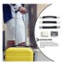 Hzyclzh 2 Pièce Poignée de Rechange Bagages, Remplacement de Poignée Valise, Poignée de Rechange pour Valise, Bagages Valise Tra