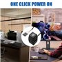 AOUZOVLI Power on off Switch Pour Démarrage à Distance Externe PC,Interrupteur D'alimentation Externe,Démarrage à Distance Ordin