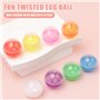 Neikafan 100 Pièces 2.8cm Mini Boule Transparente à Remplir Boule de Noel Transparente,Sphere Plastique,Boule en Plastique A Rem