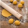 Uulki® Grand Rouleau à Pâtisserie Écologique en Bois 45 cm – Écologique en Hêtre Non Traité Artisanat, huile de lin