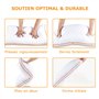Maxzzz Oreiller 50x70 Lot de 2, Anti-acarien Anti-Transpiration Hypoallergénique,Oreiller Moelleux 100% Fibre Polyester, Respira