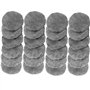C-U 24 Pièces Nettoyeur de Vitres Chiffon Weeper Aspirateur Pièces Robot Aspirateur Vadrouille Humide pour Tosima W2 Robot/pour