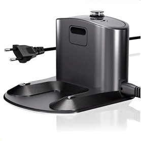 1 Borne De Charge Noire pour Robot Aspirateur Base de chargement pour Irobot Roomba 500 600 700 800 900 E5 E6 I1 I3 I4 I6 I7 I8