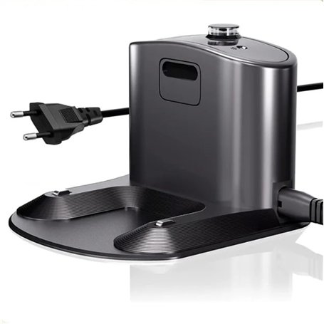 1 Borne De Charge Noire pour Robot Aspirateur Base de chargement pour Irobot Roomba 500 600 700 800 900 E5 E6 I1 I3 I4 I6 I7 I8
