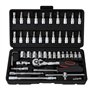 SOSINYA 46 pcs Cr-V Kit de Cle plate a cliquet et Clé à douille
