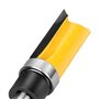 Lizaty 3 Pièces Fraise Defonceuse 8mm, Fraise a Copier Flush Trim Router Bits, Tige Fraise à Affleurer Avec Roulement Supérieur 