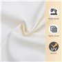 Plcnn Auvent de rechange pour parasol de terrasse - 3 m - 8 baleines - En polyester - Pour jardin, piscine, fête, plage