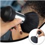 KHIRY Cape Coiffeur Brosse de Cou de Coiffure Reglable Blouse de Coiffure avec Plumeau Brosse à Cheveux pour Salon