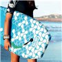 Surfing Leash - Laisse de Planche de Surf 5mm 10 Pieds TPU Paddle Surf Leash Corde de Pied de Sécurité Corde de Pied de Ski Naut