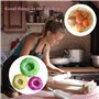 Couvercle de protection alimentaire éLastiques 60 Couvercle de Protection Alimentaire éLastiques Couvercle en Plastique Réutilis
