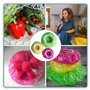 Couvercle de protection alimentaire éLastiques 60 Couvercle de Protection Alimentaire éLastiques Couvercle en Plastique Réutilis