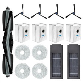 Odashen Lot de 15 accessoires de rechange pour aspirateur Ecovacs Deebot X2 / X2 Omni / X2 Pro / DEX86
