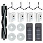 Odashen Lot de 15 accessoires de rechange pour aspirateur Ecovacs Deebot X2 / X2 Omni / X2 Pro / DEX86