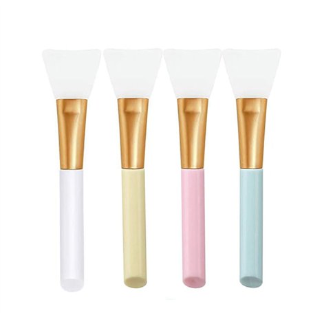 Rnitle Lot de 4 Pinceaux Visage en Silicone Multicolores