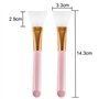 Rnitle Lot de 4 Pinceaux Visage en Silicone Multicolores,Outil De Beauté Masque Doux Silicone Visage Masque,pour d'Application F