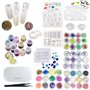 INNICON 14x Silicone Muold Diamant Bracelet 60x Accessoires Set pour Fille Original Conception Jeux de Décoration Création de Bi