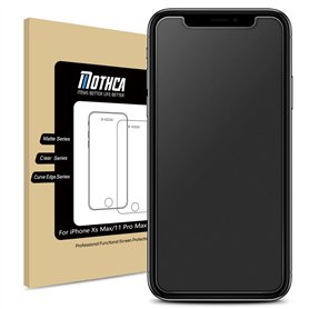 Mothca Verre Trempé Mat pour iPhone XS Max/iPhone 11 Pro Max Film Protection Écran Anti-Reflet et Anti-Traces de Doigts