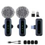 XIXIXIAXIA Mini Micro Cravate sans Fil pour Android/iPhone/Ordinateur Portable/iOS – Microphone à Revers à réduction du Bruit po
