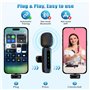 XIXIXIAXIA Mini Micro Cravate sans Fil pour Android/iPhone/Ordinateur Portable/iOS – Microphone à Revers à réduction du Bruit po