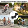 Potence de Vélo Réglable ±60° Tige de Guidon pour VTT 25.4mm Alliage d'aluminium pour Vélo de Montagne BMX Vélo de Route 110 mm