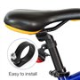Collier de Selle pour Vélo, 2Pcs Clip de Tige de Selle, 31.8mm Collier de Serrage pour Selle de Vélo en Alliage d'Aluminium, Pin